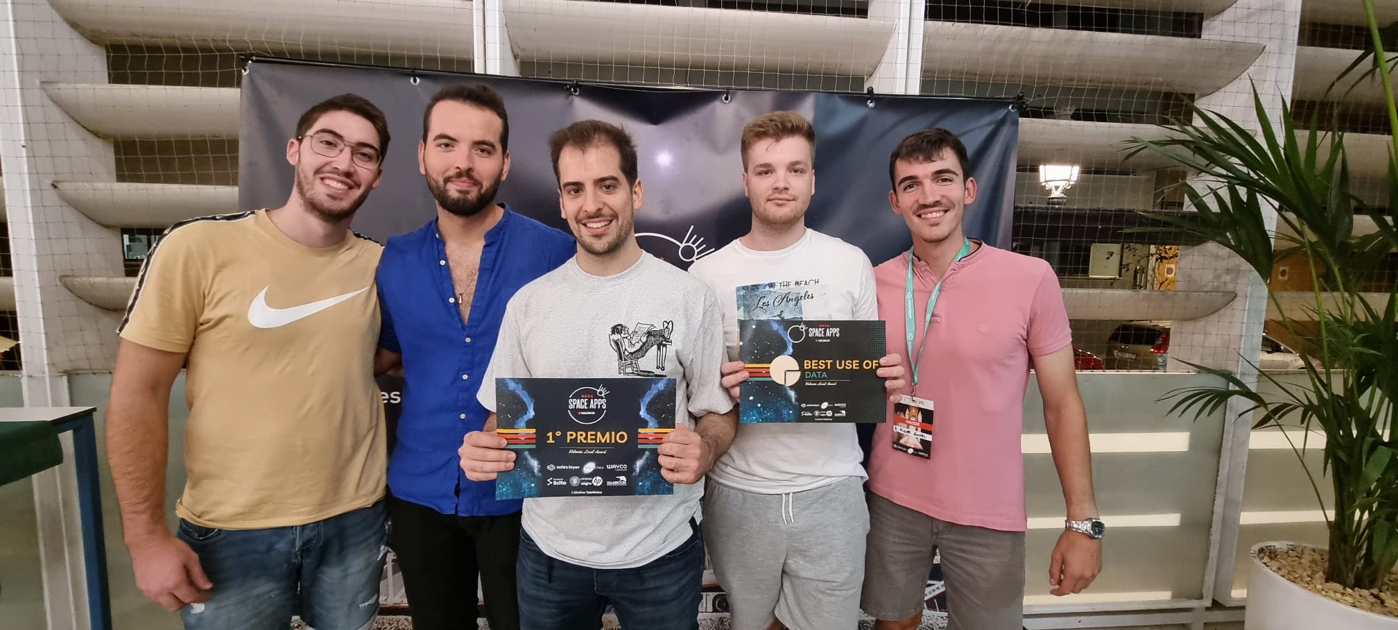 FireSpotter Team winners of the NASA SpaceApp's Hackathon